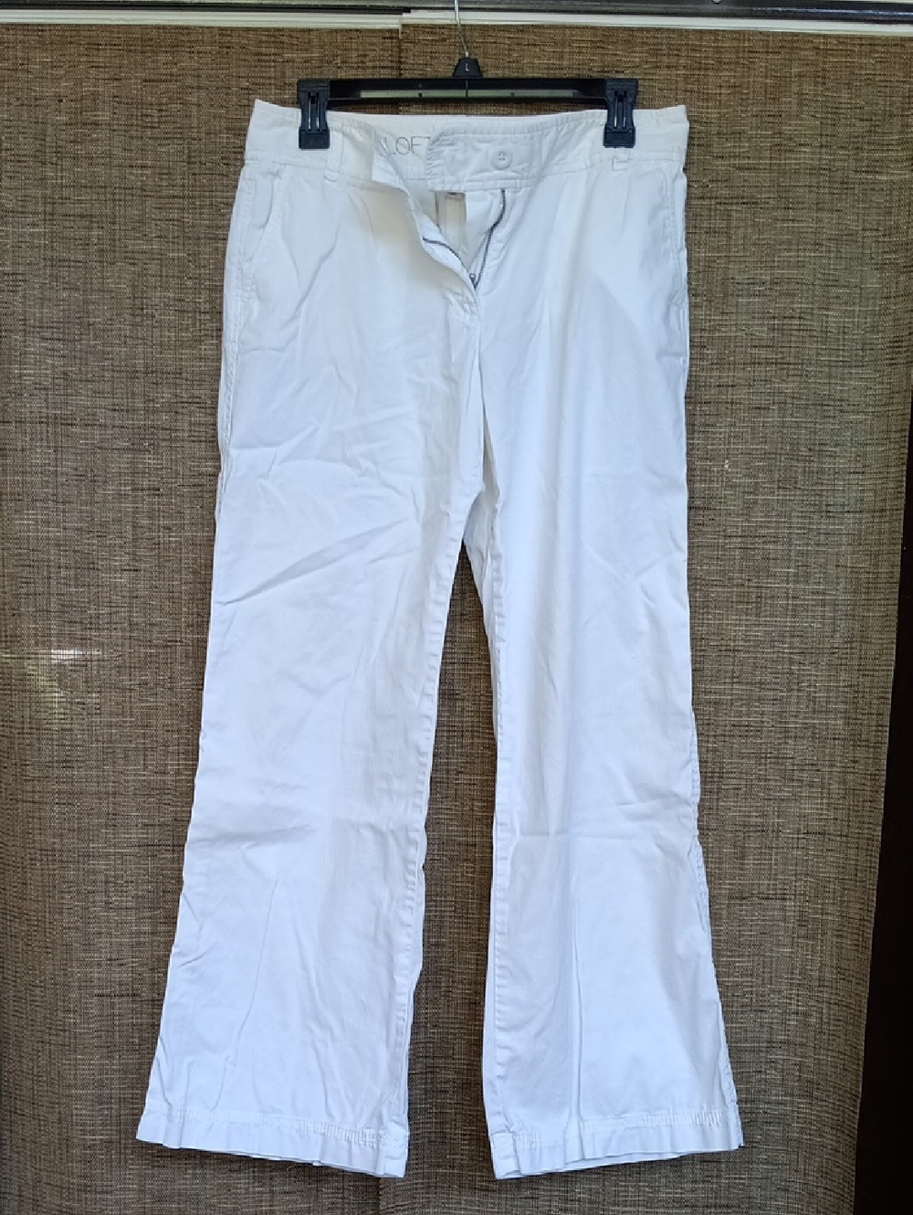 LOFT Signature Chinos Cotton Straight Leg Pants